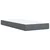 Vidaxl Box spring postelja z vzmetnico temno siv 90x190 cm žamet