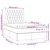 Vidaxl Box spring postelja z vzmetnico temno siva 120x190 cm blago