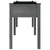 Sadilica s oblogom siva 203 x 53 x 76 cm od masivne jelovine