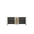 Hanah Home komoda Evva 150, 150 cm, antracit / zlatna / travertin