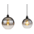 Globo 58227-3HB - Luster na sajli NEWCASTLE 3xE27/60W/230V
