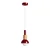 Opviq luster Elwood 20800-B, 1 × E27, bordo