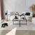 Hanah Home Klub sto Sun S409 85x35x85cm Crni