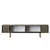 HANAH HOME TV polica Gold Line Walnut Black