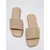 Trendyol Shoes Ženske papuče Takss25Te00014, Bež
