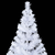 VIDAXL umetna novoletna jelka z jeklenim stojalom (910 vejic), 210cm