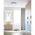 LED prigušiva svetiljka GALAXY KIDS LED/24W/230V zvezdice siva/bela + daljinski upravljač