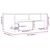 Stolić za kavu crni 102 x 55 x 42 cm od konstruiranog drva