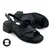 Mona Shoes Ženske sandale, Soft uložak, Kožne, Crne