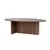 Nordure Klub sto Orba, 120x40x65 cm, Boje oraha