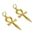 Uhani KILLSTAR - Resurrection - Gold - KSRA013190