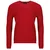 Polo Ralph Lauren  PULL COL ROND EN MAILLE TORSADEE LAINE CACHEMIRE  Rdeča