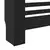 Den Pokrov za radiator MDF črn 78 cm