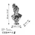 Aberto Design Dekorativna figura Yak-037-A, 30x35x23 cm