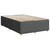 Vidaxl Box spring postelja z vzmetnico temno siva 120x190 cm blago