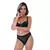HLAČKE Mesh Tong With Ruched Black