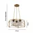 Opviq Luster Dratkruh Glass, Sivi