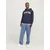 Jack & Jones Caleb Pulover Modra