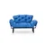 Atelier del Sofa Dvosed na razvlačenje Nitta 155x85x70cm Plavi