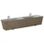 Vidaxl Ograja 2 szt. 80 x 17 x 17 cm Kovina