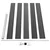 Panel za ogradu WPC 175 x 105 cm crni