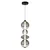 LED luster na sajli DAPHNE LED/36W/230V siva