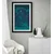 Plakat s paspartujem podmorski svet - 30x45 silver