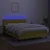 Vidaxl Box spring postelja z vzmetnico LED modra 140x190 cm blago