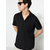 Trendyol Black Regular Fit Short Sleeve Summer Textured Knitted Shirt