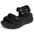 Skechers Ženske sandale DLux Walker Sandal-Sea-Scape, 119826-BBK, Crne