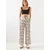 Bianco Lucci Ženske pantalone Mbms006 60501006, Široke nogavice, Bele