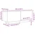 TV ormar Crni hrast 100 x 35 x 40 cm Konstruirano drvo