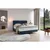 Esposa POSTELJA BOXSPRING 160 cm x 200 cm , tekstil modra