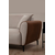 Atelier del Sofa Ugaona garnitura Aren 145x43x206cm Bež-Cimet