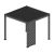 Bioklimatska pergola INTRO DUO 8x4 m, aluminij – samostoječa, tri-conska