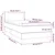 Vidaxl Box spring postelja z vzmetnico LED črn 90x190 cm umetno usnje