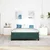Vidaxl Postelja boxspring z vzmetnico Temno zelena 140 x 200 cm Žamet