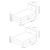 HANAH HOME Bračni krevet Vitalia 150 x 200 Light Grey