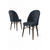 Hanah Home Set stolica Ritim, 44x96x42 cm, 6 komada, Antracit-braon