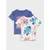 Sinsay - Komplet od 2 majice kratkih rukava Stitch - mid blue