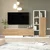 Hanah Home TV komoda, Krem