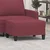 Vidaxl Stolček za noge vinsko rdeče 70x55x41 cm blago