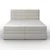 Bessagi Home Postelja Boxspring Aria, Siva