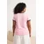 Trendyol Curve Ženska majica TBBSS26BF00037, Roze