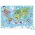 Janod Giant Puzzle Mapa sveta, 300 kom / J02656
