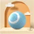 INF Smart Interactive Self-Rolling Cat Toy Ball with USB-C Charging and Automatic Sleep Mode Blue, (5000215037)