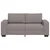 Vidaxl Dvosed kavč taupe 180x77x82 cm blago