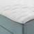 Welnova POSTELJA BOXSPRING 120 cm x 200 cm , tekstil svetlo modra