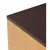 Rjava komoda v hrastovem dekorju 140x65x35 cm Dual – Hübsch