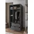 HANAH HOME Garderober Arden 3 Anthracite
